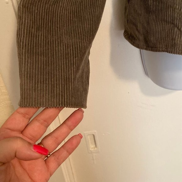 Grazia Corduroy Beaded Button Front Blazer - Picture 4 of 7